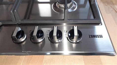 zanussi gas hob stainless steel
